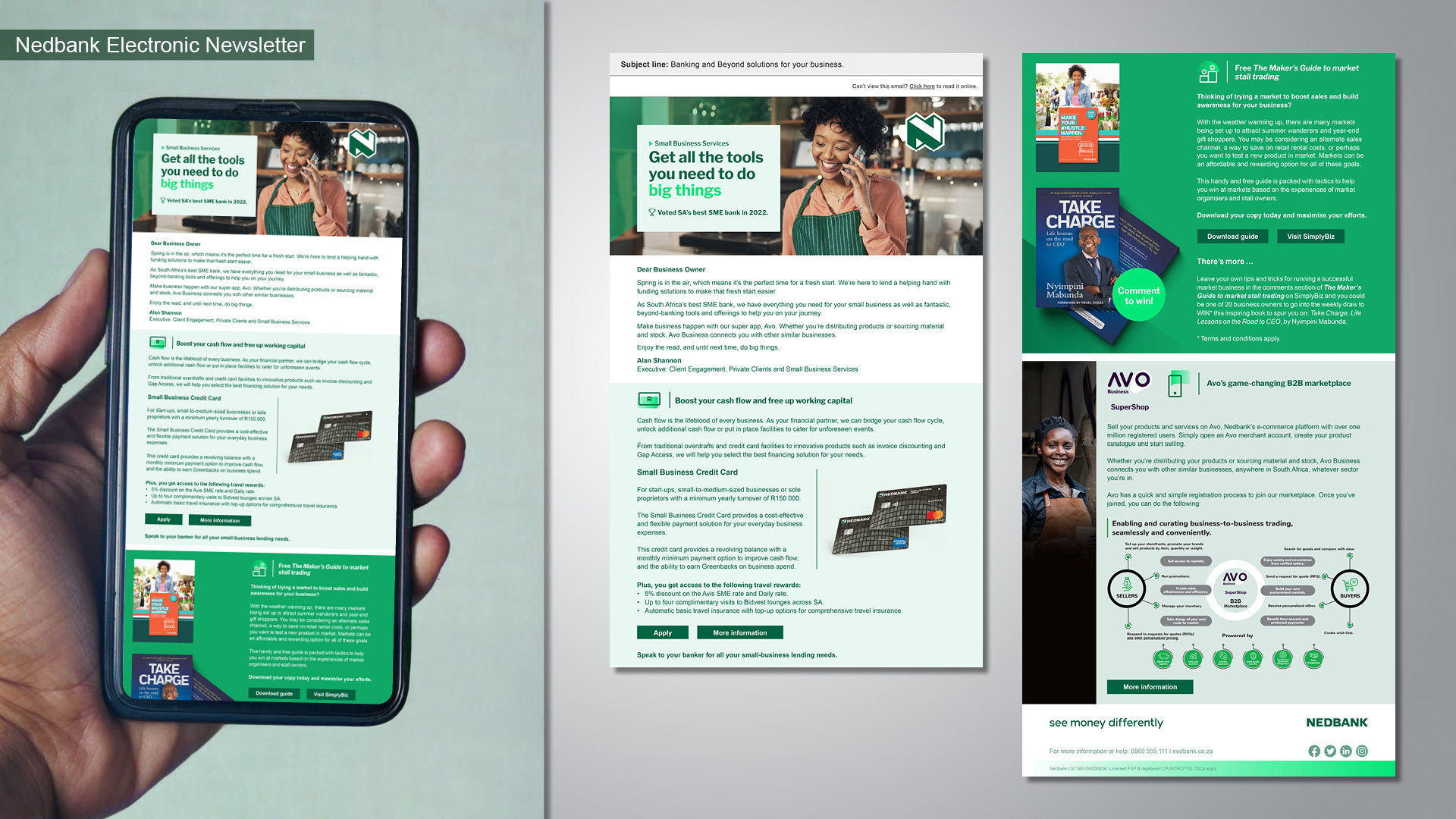 Nedbank Electronic Newsletter, Direct Marketing