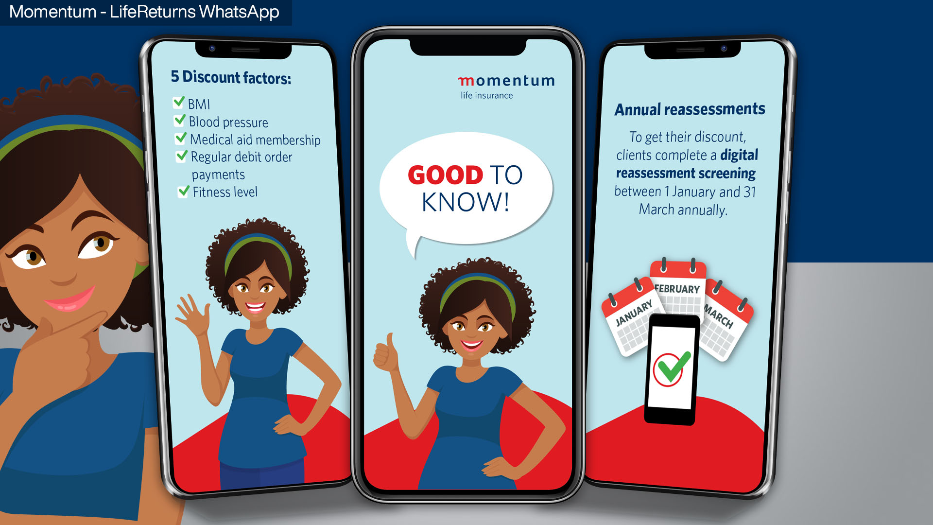 Momentum LifeReturns WhatsApp - Integrated Marketing Communications, Direct Marketing