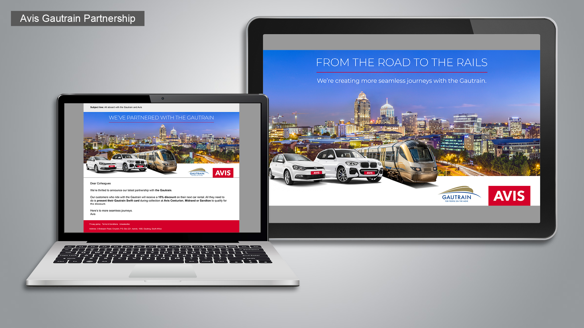 Avis Gautrain Partnership, Direct Marketing