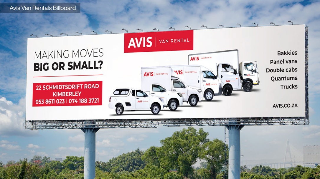 Avis Van Rental Billboard Billboards - Integrated Marketing Communications, Direct Marketing
