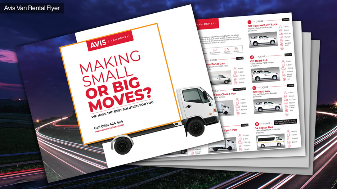 Avis Van Rental Fyer - Integrated Marketing Communications, Direct Marketing