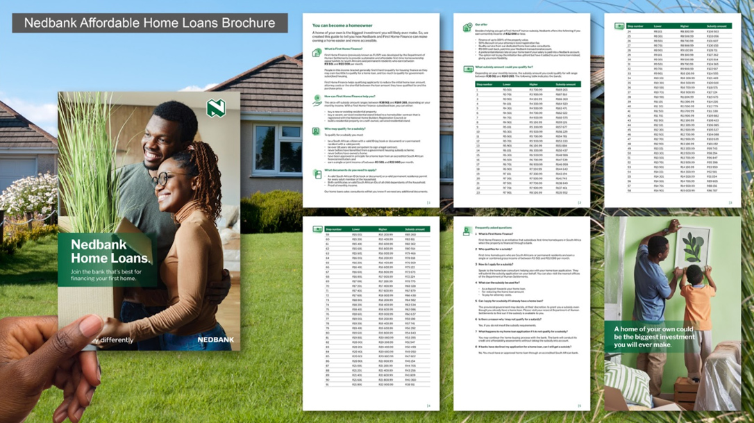 Nedbank - Affordable Housing Loans Brochure
