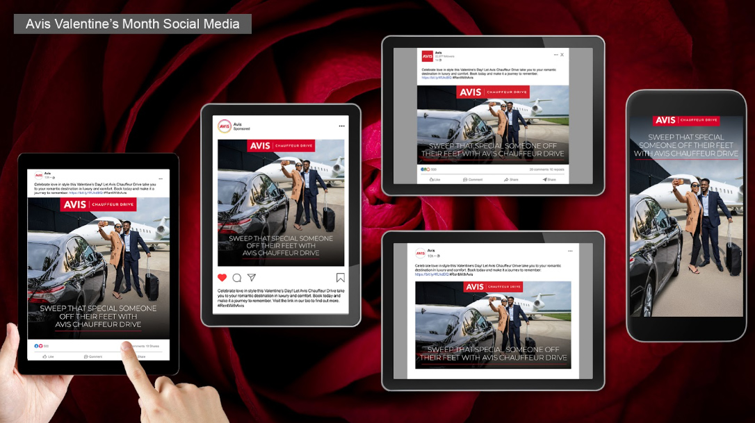Avis - Valentine’s Month Social Media - Integrated Marketing Communications, Digital Marketing