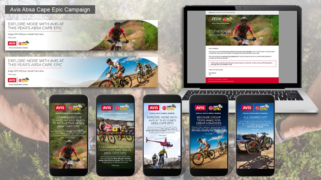 Avis - Absa Cape Epic Campaign - Integrated Marketing Communications, Digital Marketing